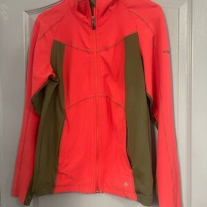Columbia orange and Green Ski Jacket for Outdoor Adventures